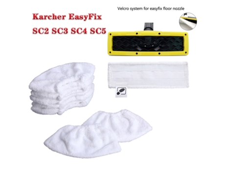 Paño de mopa a vapor de repuesto, almohadilla de limpieza, cubierta de tela para Karcher Easyfix Sc2 Sc3 Sc4 Sc5, repuestos de limpiador a vapor