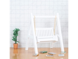 Muebles De Madera Para Muñecas, Columpio, Accesorios En Miniatura, Casa De Ensueño Para Muñecas A Escala 1:12.