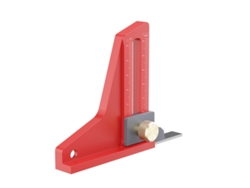 Calibrador De Altura Para Sierra De Mesa - Cnc Aluminio, Base Magnética, Escala Grabada Láser Y Perilla De Latón
