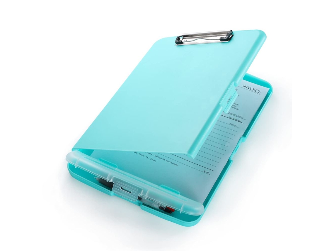 VIVILIYYA Caixa Ergonômica, Design Portátil De Plástico Pesado Tamanho A4 Com Área De Escrita Suave Para Uso Profissional (2pcs)