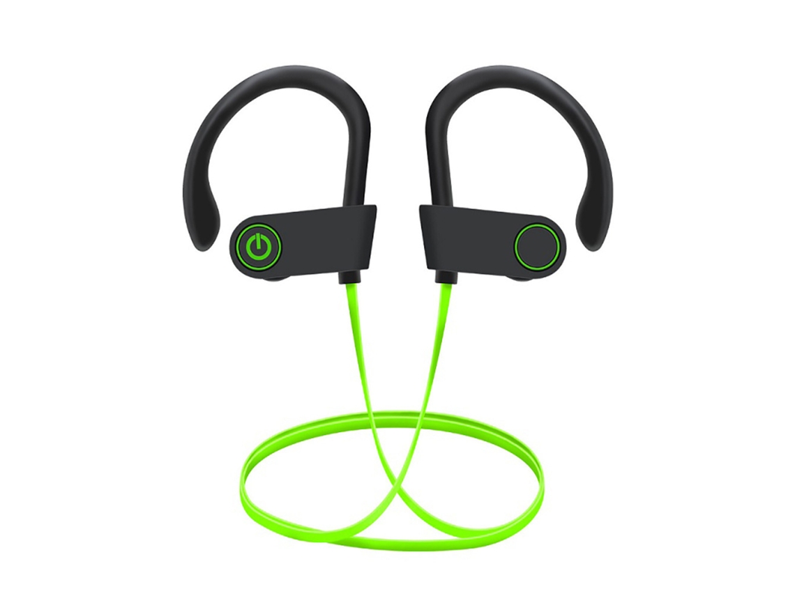 Auriculares Bluetooth 5.3 com Gancho de Ouvido Estéreo Verdadeiro Business Heavy Bass Tampões de Ouvido Duplos