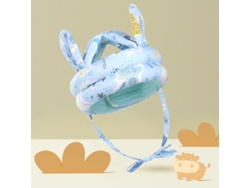 Gorro protector anticaídas transpirable Blue Jungle para bebés y niños.