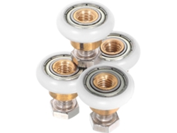 Puerta 4 Piezas Polea Polea Colgante Hardware Ducha Vidrio