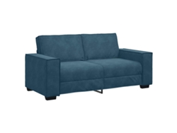 Maison Exclusive - Sofá De 2 Plazas Terciopelo Azul 180x78x84 Cm