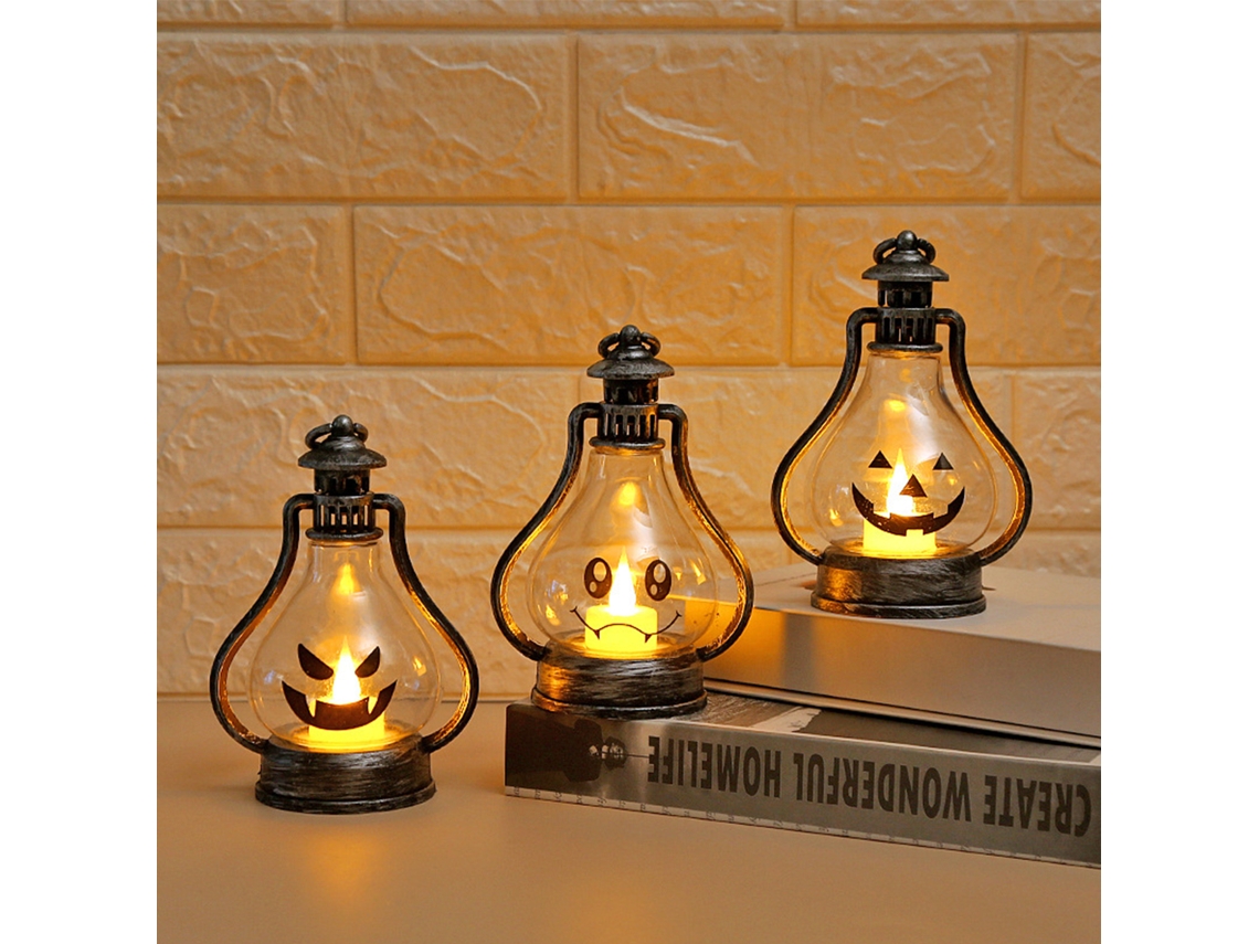 2026-linterna De Calabaza De Halloween, Linterna Nocturna Portátil Para Niños, Decoración Ornamental 1§2§3