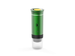 Cafetera con cápsulas SZSMART KF15 con función de calentamiento 3 en 1 - verde