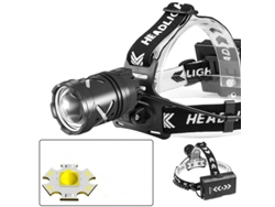 Linterna Frontal Led Xhp70 Brillante Recargable De Largo Alcance Y Con Enfoque Ajustable Para Exteriores