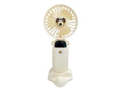 Ventilador portátil (carga USB silenciosa, aroma)