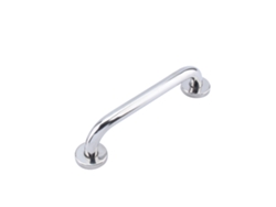Elegante barra de apoyo para ducha de acero inoxidable, ideal para personas mayores, mango antideslizante, soporte de seguridad oculto, mantiene la apariencia.