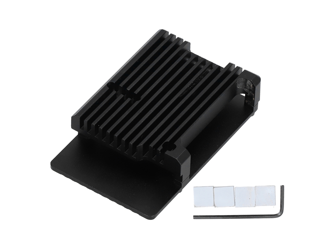 Cubierta protectora de aluminio antivaho para la carcasa de Raspberry Pi