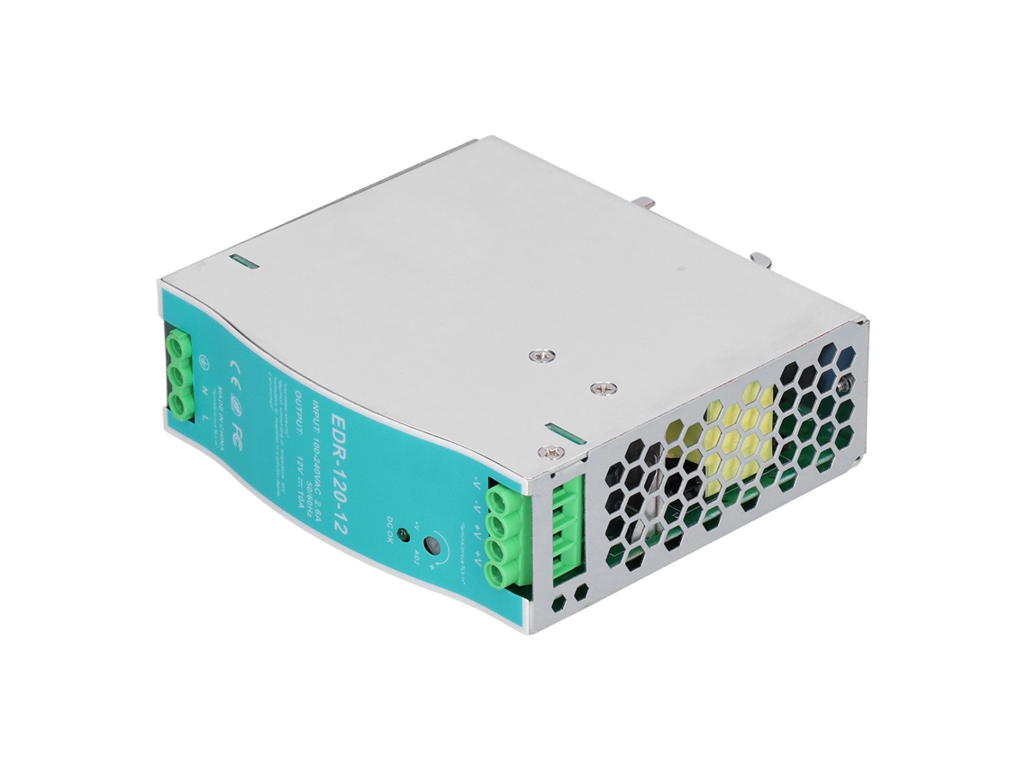 Fuente De Alimentación Industrial Para Riel Edr-120-12 De 12 V, 10 A Y 120 W, Estable, Ca 100-240 V.