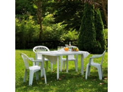 Mesa de Jardín PROGARDEN Faro (Antracita - Polipropileno - 137x85x72 cm)
