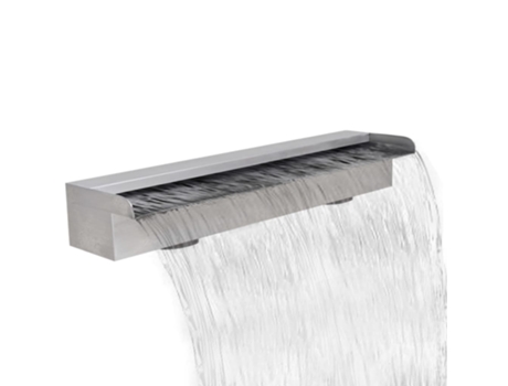 Lavabo MAISON ExCLUSIVE - Fuente Cascada Rectangular Piscina Acero Inoxidable 60 cm