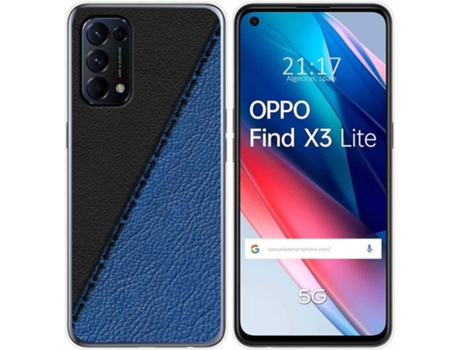 Carcasa Oppo Find X3 Lite TUMUNDOSMARTPHONE Cuero 02