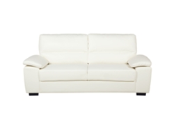 Sofá de 3 plazas BELIANI Vogar de Piel sintética Beige 195x74x90