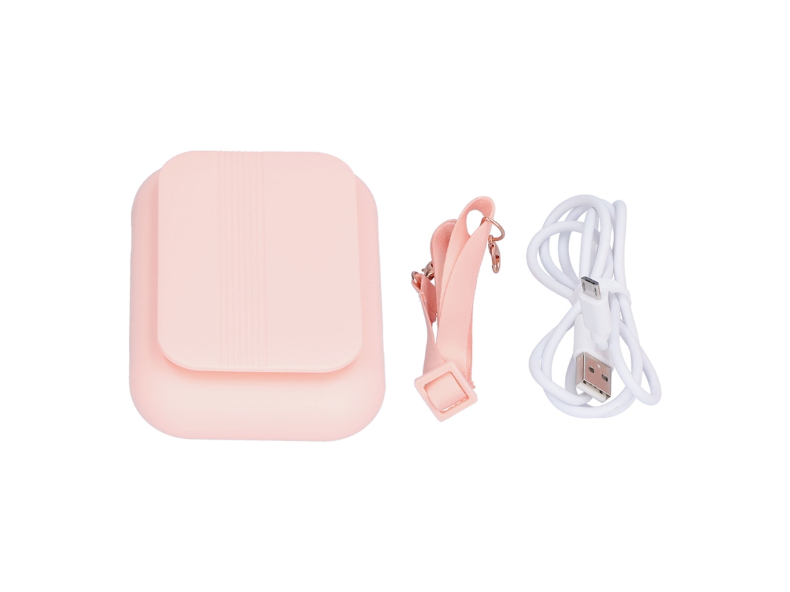 Collar de escritorio USB portátil con diseño de viento para exteriores y oficina.