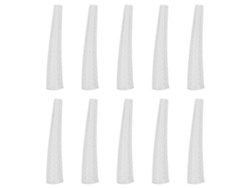 10 Tapas Protectoras Para Pinzas De Injerto De Pestañas Antiadherentes Y A Prueba De Polvo - Punta De Silicona