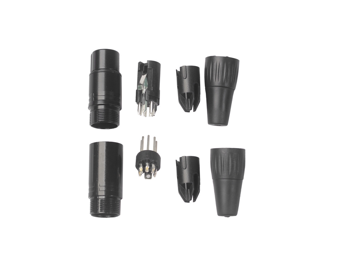 Conector de cable de micrófono XLR (conectividad DIY, soldadura)