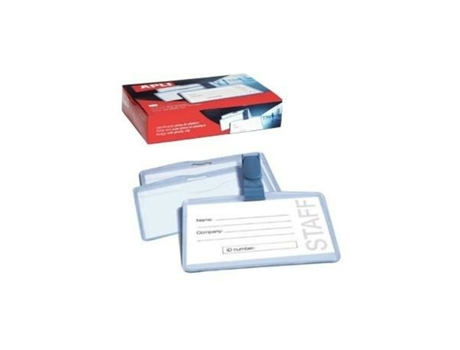 Funda para Tarjeta Identificativa Apli 90 x 56 mm Transparente Plástico (25 Unidades)