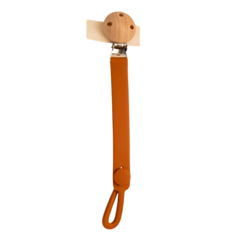 Accesorio Porta Chupete Naranja ROBALINHO BABY