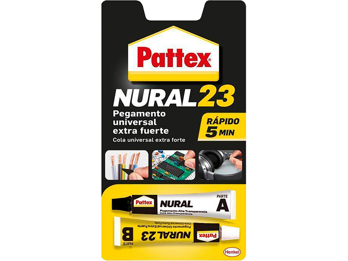 Nural- 23 Transparente (Juego 2 Tubos 22 cm³.) HENKEL
