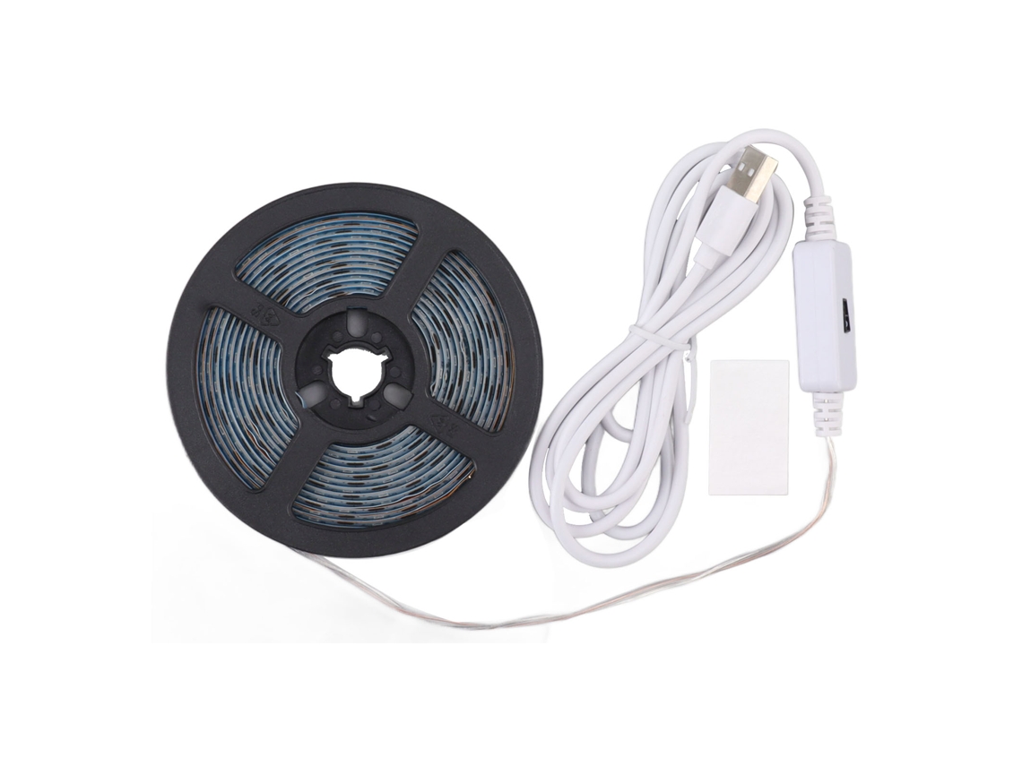 Lámpara Led De Crecimiento Espectral Completo 3m Regulable Impermeable Para Plantas Interiores 5v