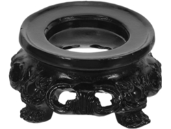 Soporte De Madera Para Té, Pp Y Bolas De Cristal Y Cuarzo.