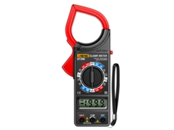 Multímetro Digital De Pinza Profesional Aneng Dt266 True Rms Con Pantalla Lcd Para Medir Corriente, Voltaje Y Resistencia.