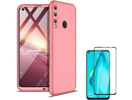 Carcasa y Protector Huawei P40 Lite E Slim armor 360º Rosa
