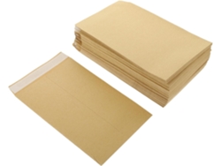 Sobres de papel kraft (autoadhesivos), de tamaño adecuado para envíos.