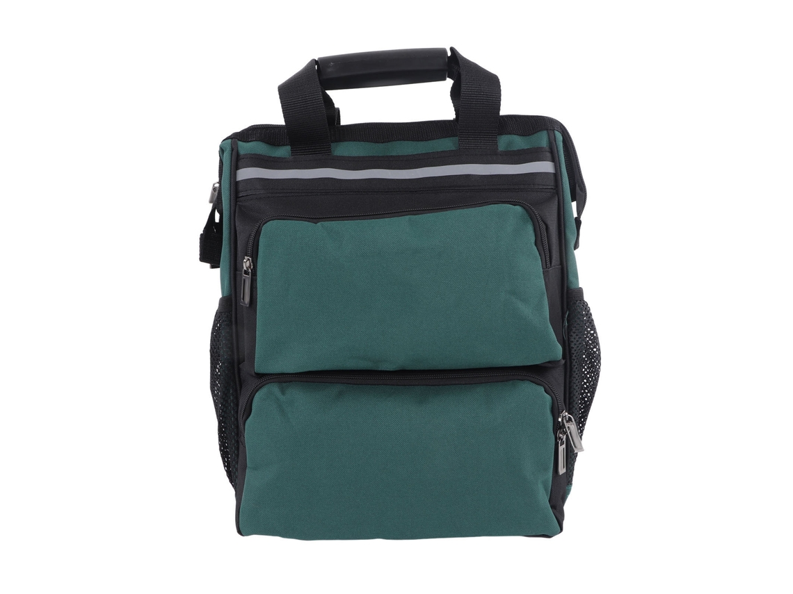 Mochila Portaherramientas De Lona De Gran Capacidad Con Múltiples Compartimentos, 40 Cm