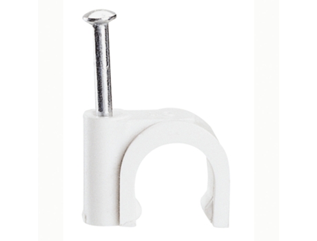 Abrazadera 7 mm Blanco Ref: 031556