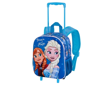 Frozen 2 Dream Mochila 3D con Ruedas Pequeña, Azul KARACTERMANIA