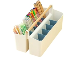 Organizador Portátil De Gran Capacidad Para Acuarelas, Artículos De Papelería Y Lápices.