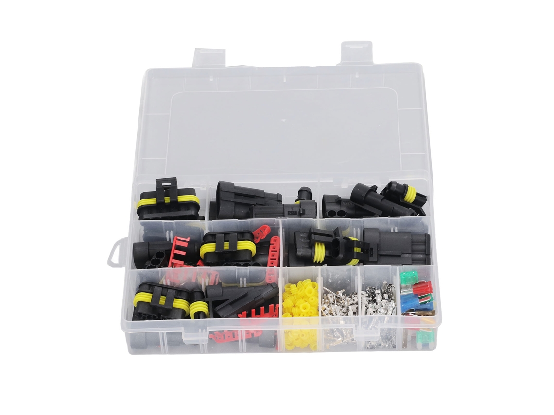 Conectores Eléctricos Automotrices Impermeables De 5-30 A, Kit De Arnés De Terminales Rápidos Para Cables De Automóvil