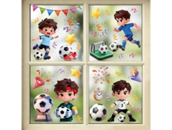 Notas Post-it para la Copa Mundial de la FIFA 2026 - 4 unidades, electrostáticas, reutilizables, para decoración.