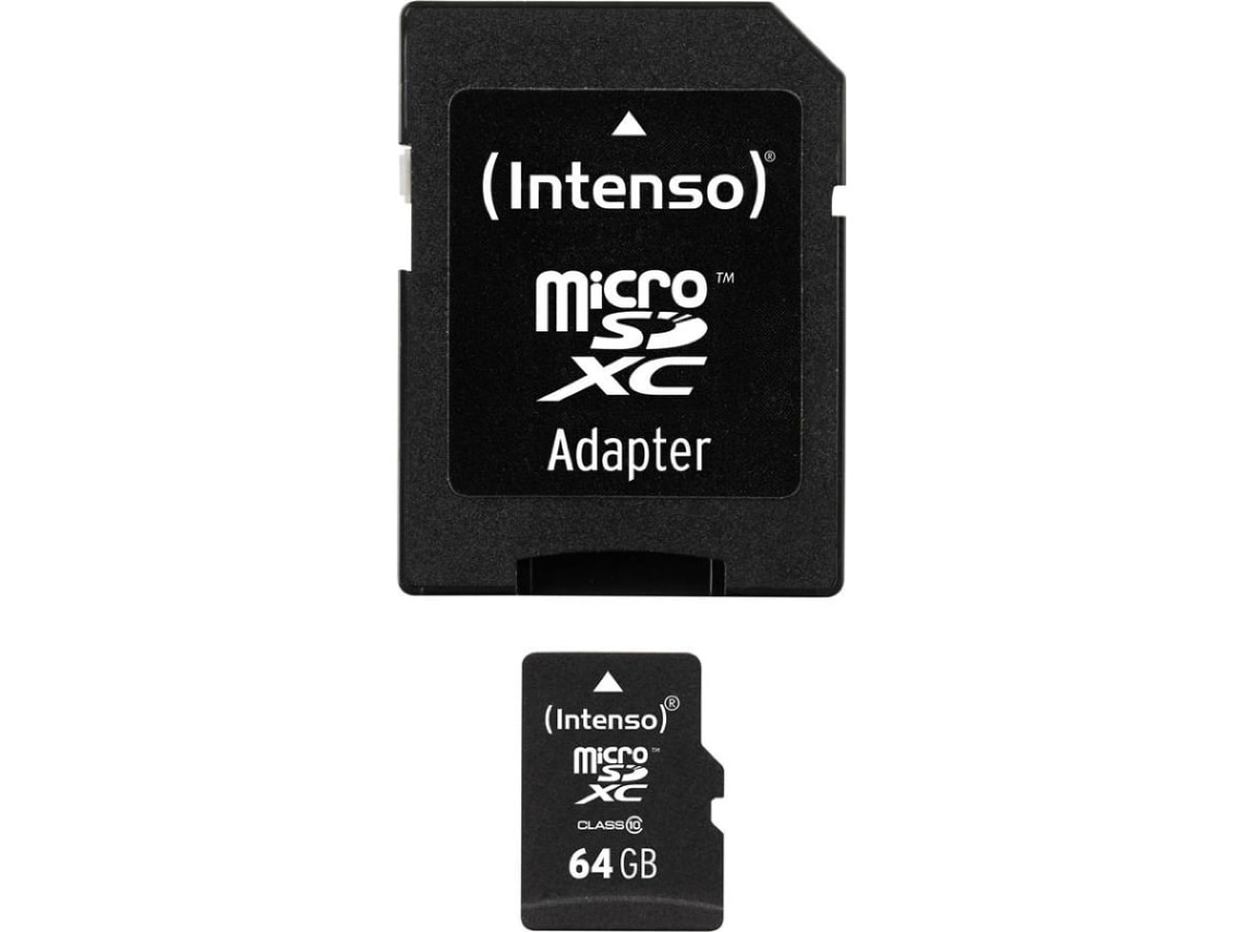 Tarjeta de Memoria INTENSO 64GB MicroSDHC