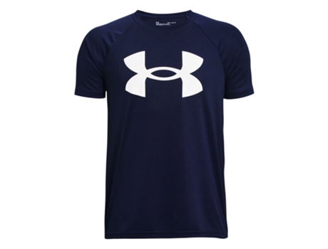 Camiseta de Niño para Fitness UNDER ARMOUR Tech Big Logo Azul (S)
