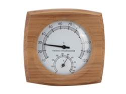 Termohigrómetro De Madera 2 En 1 Para Sauna Y Baño De Vapor, Medidor De Temperatura Y Humedad.