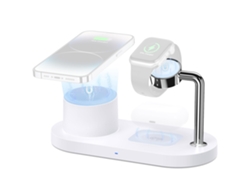 Estación De Carga Inalámbrica Magsafe 3 En 1 Para Iphone/watch/airpods Con Soporte Universal