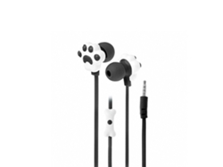 Auriculares Intrauditivos 3.5mm Estéreo Auriculares Con Forma De Garra De Gato Linda Con Micrófono Y Funda De Almacenamiento Para Niñas