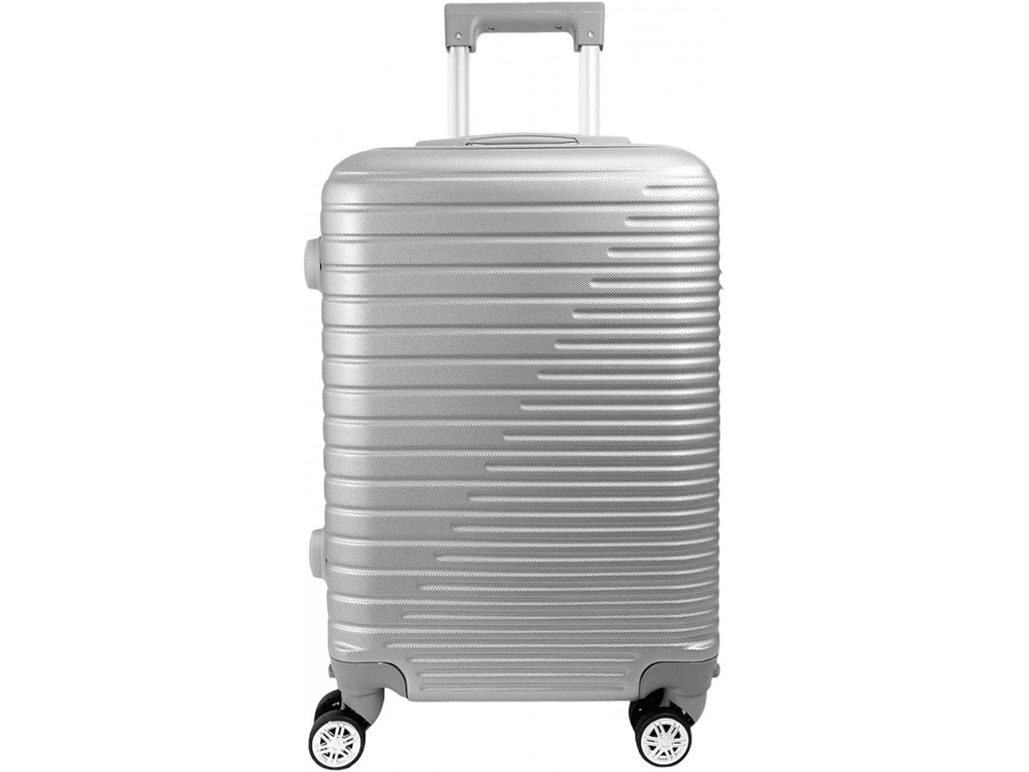 Maleta de Cabina COSHANO 360º Giratorias Gris (55x22x35cm)