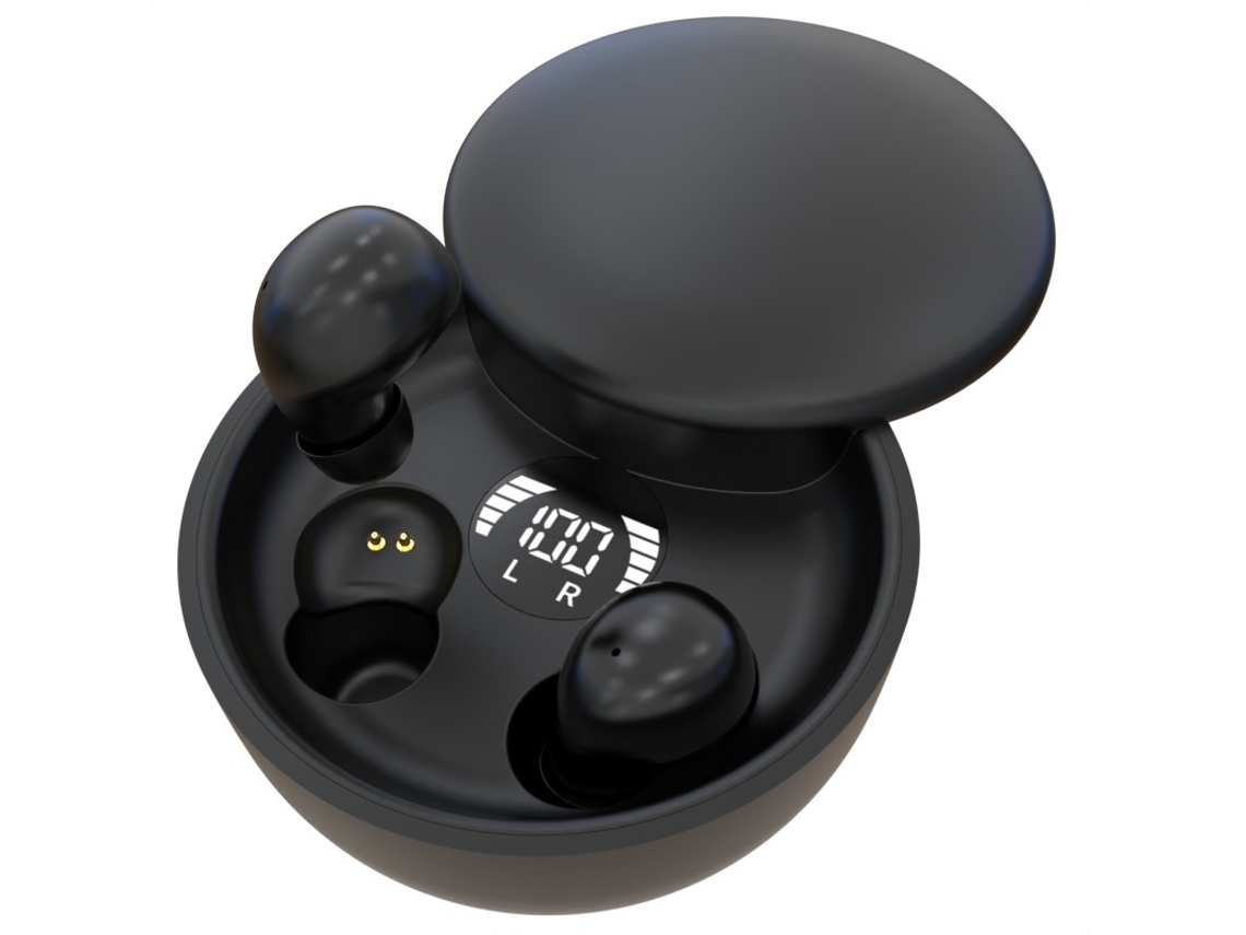 Auriculares YEMAESRE Bluetooth Ergonómicos Invisibles para Agua Negros