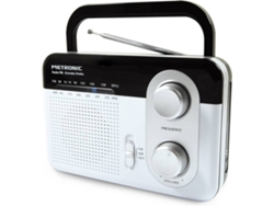 Radio METRONIC 477220 (Blanco - Analógico - AM/FM)