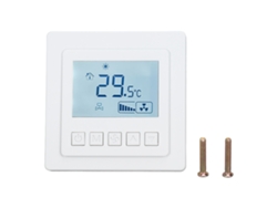 Termostato Lcd Grande Para Aire Acondicionado Con Control De Temperatura De 5 A 35 ℃ ±1 ℃ Para El Hogar Y Restaurantes.