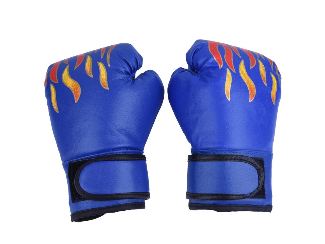 2026rebe-luva De Boxe Para Crianças Muay Thai Sparring Kickboxing Luta Saco Azul