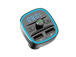Transmisor Bluetooth Fm 5.3 Para Coche, Cargador Rápido De Metal Pd De 30 W Y Qc3.0 De 18 W Para Coche*