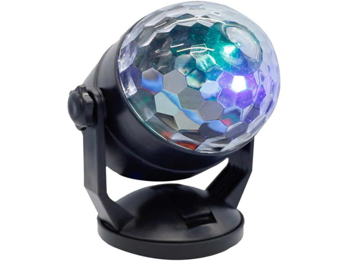 Luz Estroboscópica Led Usb Sin Batería Para Fiestas Y Escenarios, Proyector Compacto Negro Activado Por Activación