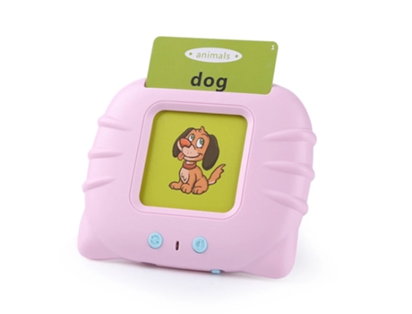 Consola interactiva de aprendizaje de inglés rosa rosa