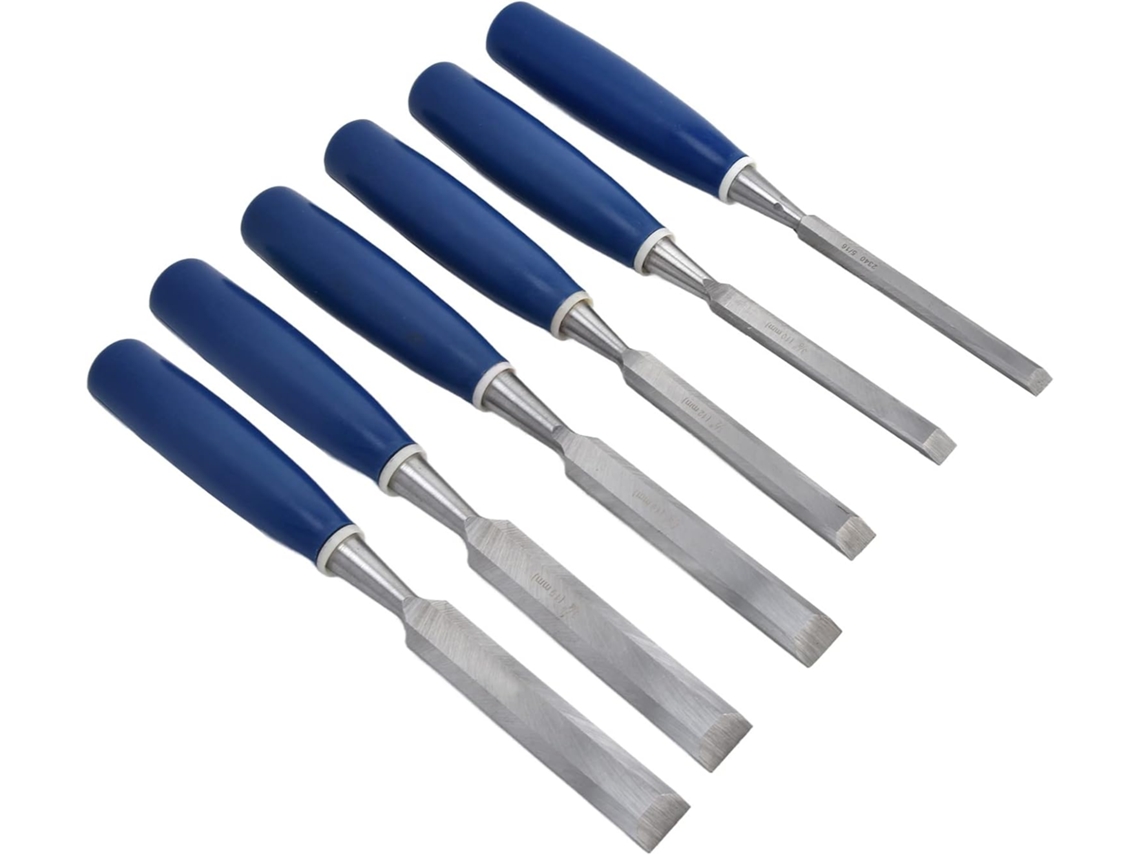 Juego De Herramientas De Acero De 6 Piezas Para Trabajar Con Madera - Juego Resistente Y Afilado